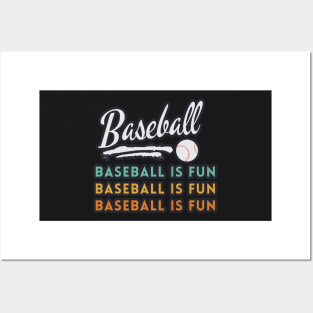 Baseball Is Fun Vintage Posters and Art